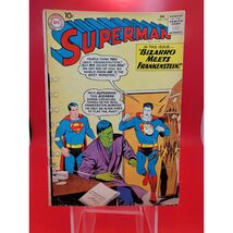 Superman #143 4.0 Frankenstein Bizarro Cover Silver Age DC 1961 - $37.97