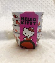 Hello Kitty Set of (4) Melamine Tidbit/Snack Bowls-NEW - £10.82 GBP