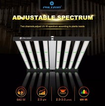 640w LED Grow Light Bar 6x6ft Full Spectrum Dimmable Lamp Replace Gavita... - $431.10