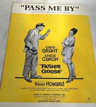 Cary Grant &amp; Leslie Caron, Father Goose Pass Me By Sheet Music, 1964 - $9.85