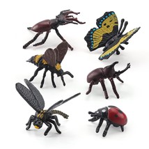 Insects Figures Toys - Figurines Set With Butterfly Scorpion Centipede - Hallowe - £18.82 GBP