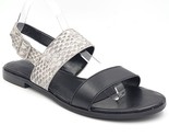 LOGO Lori Goldstein Women Flat Slingback Sandals Taylor Size US 9.5M Bla... - £19.46 GBP