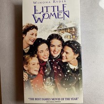 Little Women (VHS ) Winona Ryder Susan Sarandon Classic Family Movie 90&#39;s - $10.00