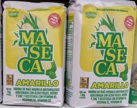 4X MASECA AMARILLA YELLOW CORN FLOUR - 4 BOLSAS 1 KILO c/u - ENVIO GRATIS  - $29.78