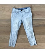 NYDJ Ami Skinny Ankle Jeans with Twisted Side Seam 6 Petite EUC - $24.18