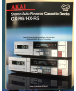 AKAI GX-R6/HX-R5 STEREO AUTO REVERSE CASSETTE DECKS (4 PAGES) - $8.21 CAD