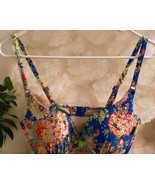 NWT Rosa Faia Jenette 36D Cup Underwire Bra Floral Blue Pink Multicolored  - $64.35
