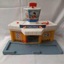 Vintage 1980 Fisher Price Little People Jetport Airport Radar Tower Kids... - £21.67 GBP