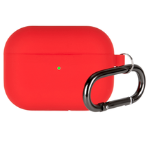 for Airpods Pro Mercury Rubber Silicone Case Cover W/Carabiner Clip RED - £4.60 GBP