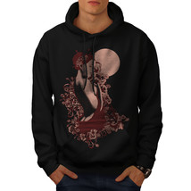 Wellcoda Nude Girl Girl Mens Hoodie, Model Casual Hooded Sweatshirt - $37.38+