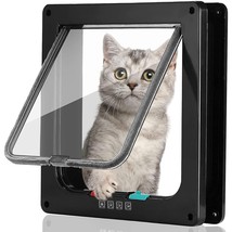 Cat Door Small Pet Entry And Exit Security Gate On Doors And Windows - £19.62 GBP
