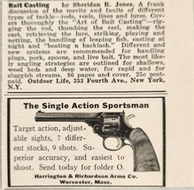 1937 Print Ad Harrington &amp; Richardson Single Act Sportsman Revolver Worc... - $6.49