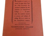 1936 Crimson Yearbook Booklet - 1950s Reproduction Booklet - $7.97