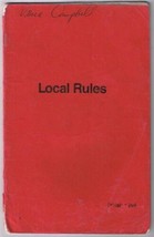 CPR Railway Toronto Local Rules Brotherhood Of Locomotive Engineers 1986 - $3.59