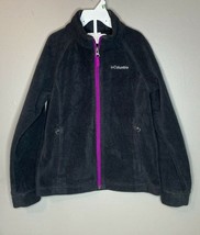 Columbia Fleece Jacket Girls Youth Size S (7-8) Full Zip-Up with Zip-up ... - $14.03
