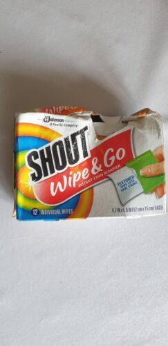 Shout Wipe and Go Instant Stain Remover Textured Individually Packaged, ... - $8.15