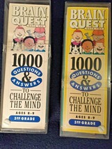 Brain Quest 3rd Grade 1000 Questions and Answers to Challenge the Mind Decks 1&amp;2 - £9.39 GBP