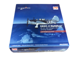 Hobby Master HA2202 1:72 Diecast SB2C-3 Helldiver VB-18 &quot;Sinking Musashi... - $167.28 CAD