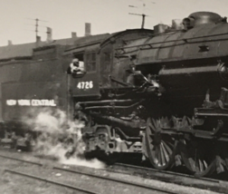 New York Central Railroad NYC #4726 4-6-2 Alco Locomotive Train Photo Adrian MI - $13.99