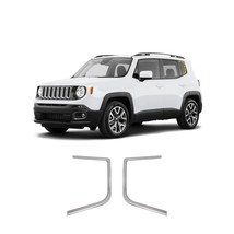 C-Pillar Post Trim for Jeep Renegade 2015-2023 (2PCs) Chrome Finish Tape-On Styl - £63.68 GBP