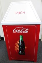 Original Metal Trash Can restored with Coca-Cola theme circa 1950's - $995.00