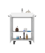 Floor Cabinet Oxnard, Bathroom, White - $369.99