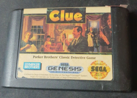 Clue SEGA Genesis 1992 Vintage 90s Video Game Board Detective Murder Mystery  - $25.62