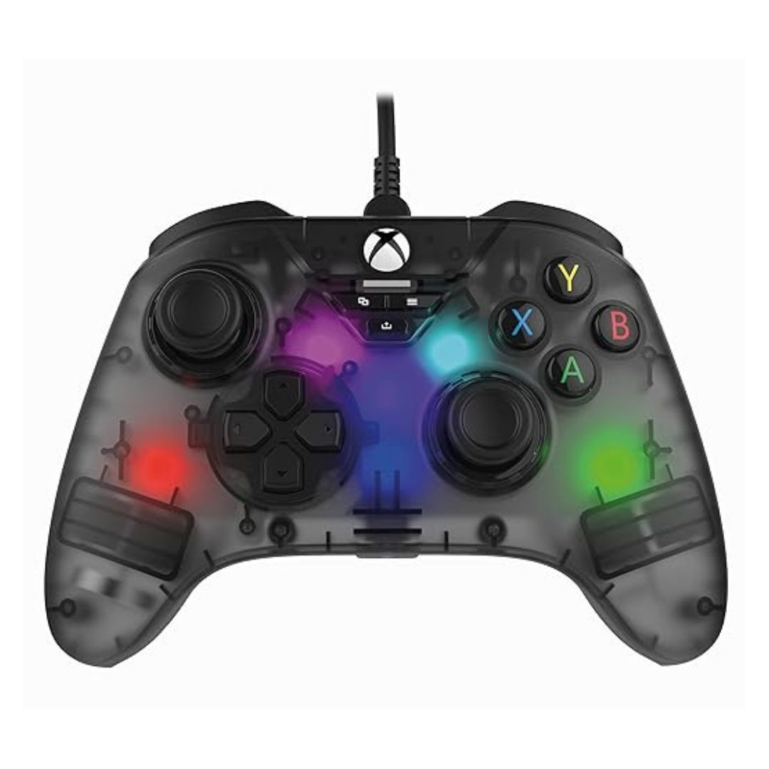 Snakebyte GamePad RGB X smoke grey Controller for Xbox Series X and PC