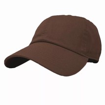Plain Adjustable Military Solid Washed Cotton Polo Baseball Cap Dad Hat ... - $15.90