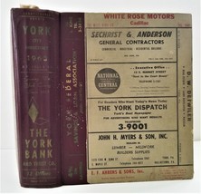1963 vintage YORK PA DIRECTORY genealogy names addresses ad history polk - $89.05