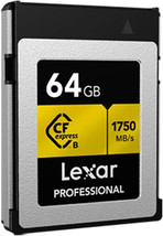 Lexar Professional 64GB CFexpress Type B Memory Card, Up To 1750MB/s Read, Raw - £66.63 GBP