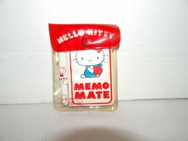 1976 Sanrio HELLO KITTY Memo Mate With Pen In Plastic Case-Unused! - £14.92 GBP