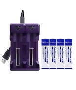Four Gumstick Battery and charger set For SONY NH-100WM/NH-14WM/NC6WM WA... - $34.64