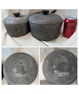 Lot of 2 Wagner Ware Magnalite 2 3 Qt Sauce Pan Pot Lids 4682 4683 Doubl... - $1,057.75 MXN