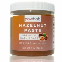 powbab Hazelnut Paste - 100% USA Roasted Hazelnut Spread, Nut Butter (8 oz) - £22.12 GBP