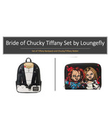 Child&#39;s Play - Bride of Chucky TIFFANY Jacket Double Strap Backpack Bag ... - £102.53 GBP