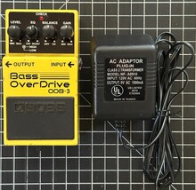 BOSS ODB-3 Bass Overdrive Guitar Effects Pedal with 9V A/C Adaptor - $1,048.17 MXN BOSS ODB-3 Bass Overdrive Guitar Effects Pedal with 9V A/C Adaptor - $1,048.17 MXN
