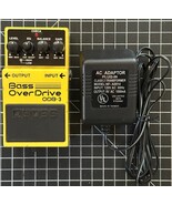 BOSS ODB-3 Bass Overdrive Guitar Effects Pedal with 9V A/C Adaptor - $1,048.17 MXN