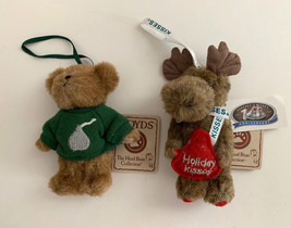 Vintage Boyd&#39;s Bears/Hershey Christmas Ornaments 1985-87 - £20.94 GBP