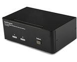 StarTech.com Dual Monitor DisplayPort KVM Switch - 2 Port - USB 2.0 Hub ... - $463.09