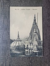 Benares, INDIA - Golden Temple - Postcard - Saeed Bros - Vintage c1910 VNT - £11.07 GBP