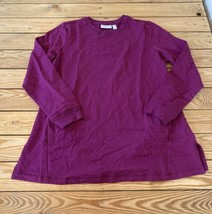 D&amp;Co Active Women’s Long Sleeve Tunic Sweatshirt Size M Purple Q2 - £10.74 GBP