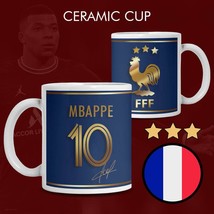 France Mbappé Champions 3 Stars FIFA World Cup Qatar 2022 Ceramic Mug - $19.99+