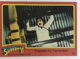 Superman II 2 Trading Card #14 Trapped By Terrorist  - £1.52 GBP