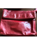 Travel Shoulder Tote Handbag - Large, Flame Saffiano Red - £63.24 GBP