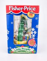 Fisher Price Little People 1999 Holiday Christmas Eve Tree Ornament Vint... - £14.35 GBP