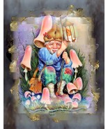 One of A KInd Fedoskino Russian Lacquer Box &quot;A Forest Dwarf&quot; by She... - $1,368.25 CAD