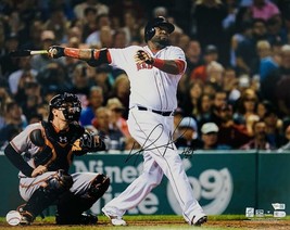 DAVID ORTIZ Autographed &quot;HOF 22&quot; Boston Red Sox 16&quot; x 20&quot; Photograph FAN... - $595.00