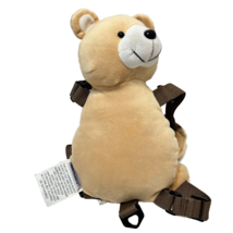 Berhapy 2 in 1 Harness Buddy Backpack Bear Plush Stuffed Animal with Pocket - £12.24 GBP