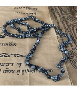 Continuous Strand Smoke Shaman Snowflake Obsidian Chip Necklace - Voodoo... - $60.01 CAD